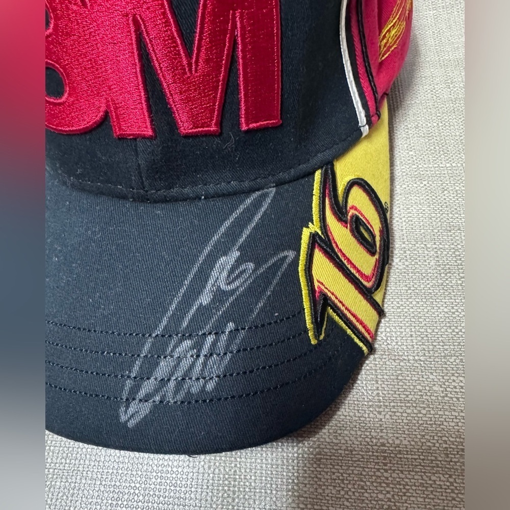 Nascar Black and Red  Cap Roush Fenway Racing 3M #16 - Picture 2 of 10